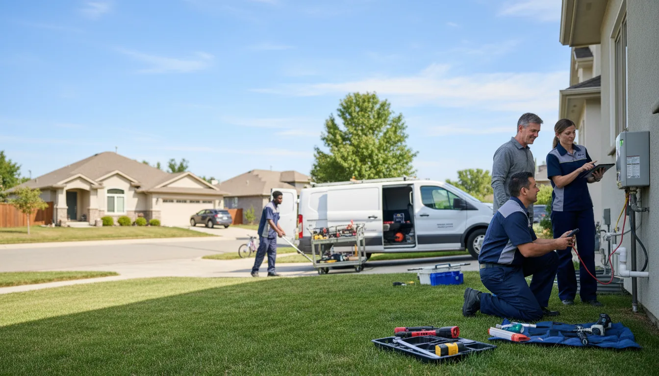 Tankless water heater service in Hearne, TX